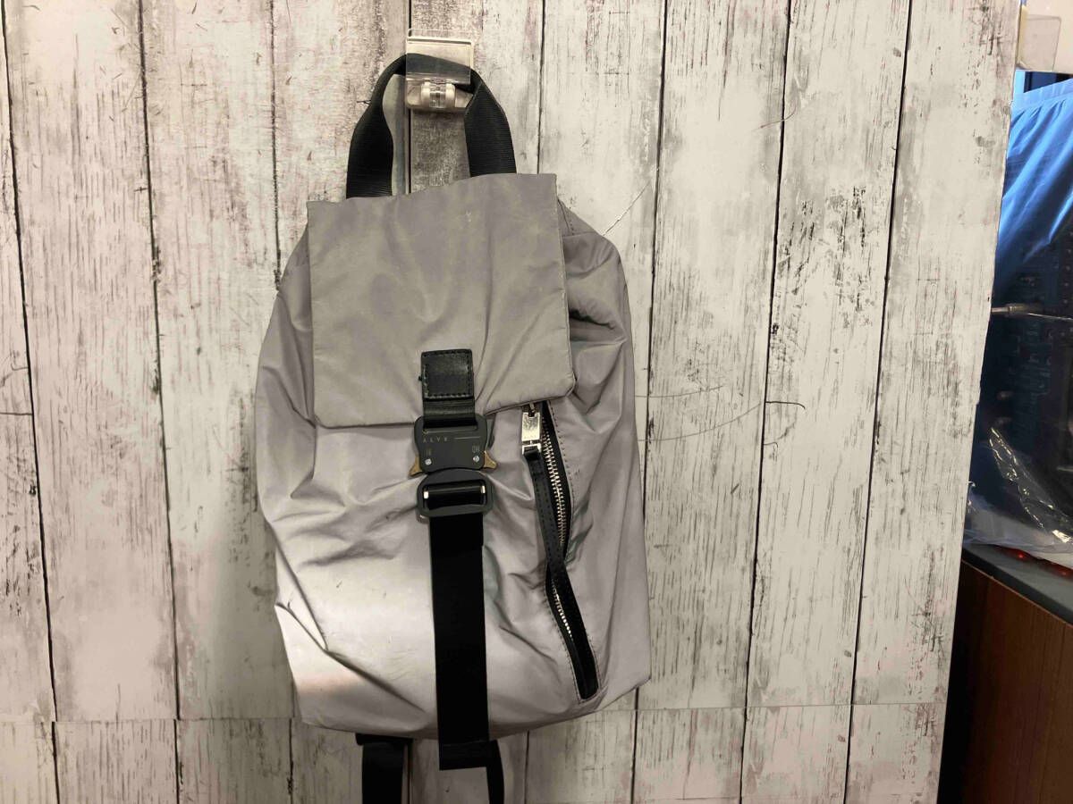 1017 ALYX 9SM アリクス リュック シルバー 巾着 TANK BACKPACK