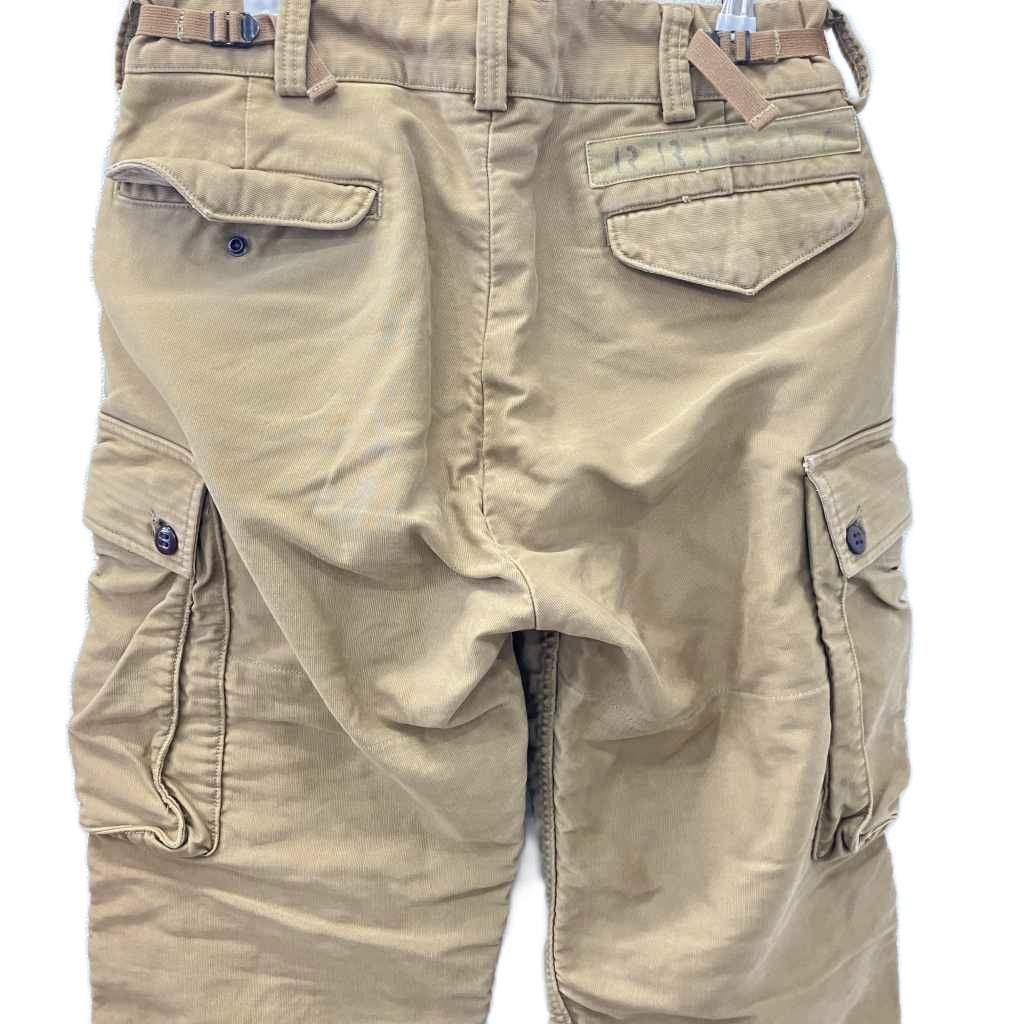 ダブルアールエル RRL ワークパンツ カーゴ ミリタリー ベージュ