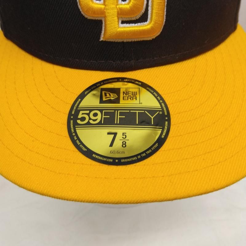 New Era サンディエゴ・パドレス 59FIFTY キャップ　7 5/8 59FIFTY Pinstripe サンディエゴ・パドレス ウォルナット