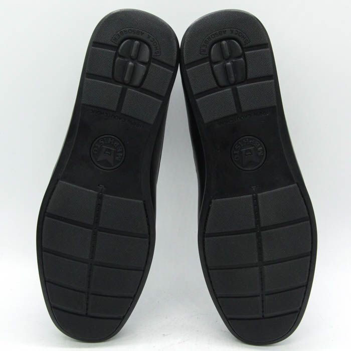 高評価!!$$超人気メフィスト スリッポン 未使用 本革 レザー ブランド シューズ 紳士靴 黒 メンズ US9サイズ ブラック Mephisto BOA 介護靴