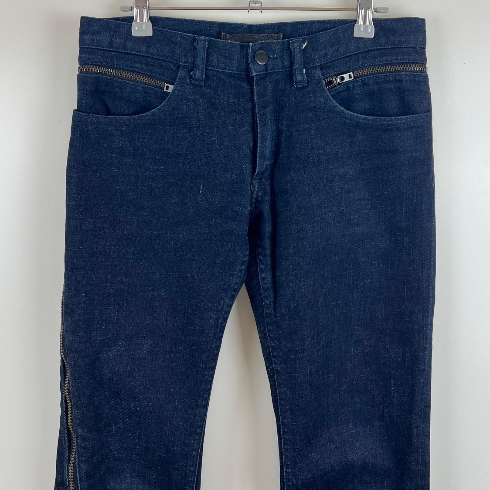 DIET BUTCHER SLIM SKIN 00s JP archive zip skinny denim pants 1 
