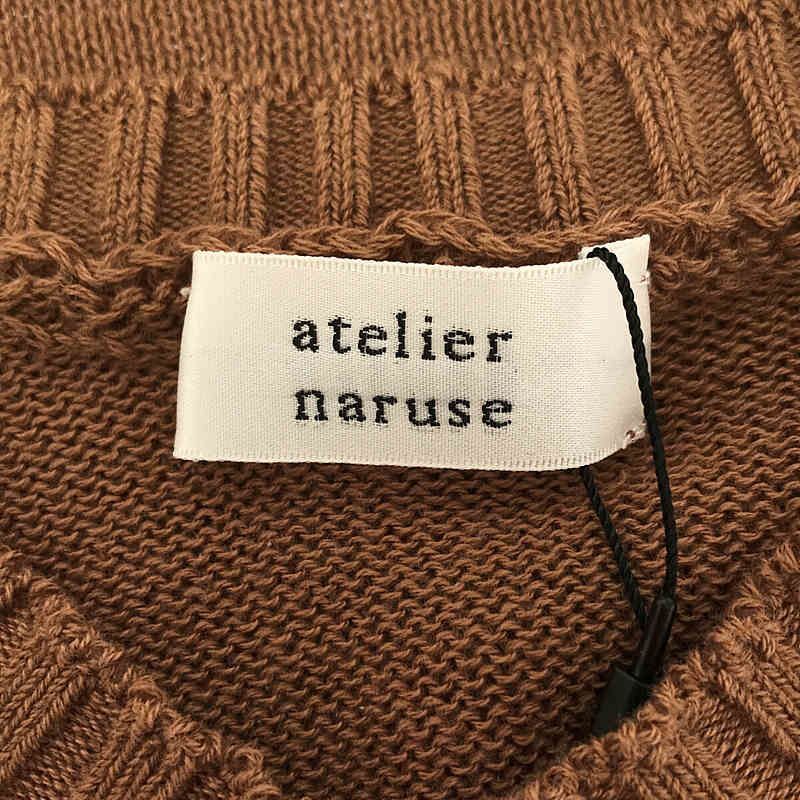 atelier naruse / アトリエナルセ | cotton dolman knit