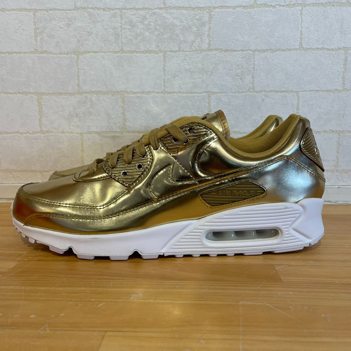 ナイキ NIKE WMNS AIR MAX 90 SP ウィメンズ エア マックス 90 スペシャル METALLIC GOLD メタリック ゴールド  CQ6639-700 - メルカリ