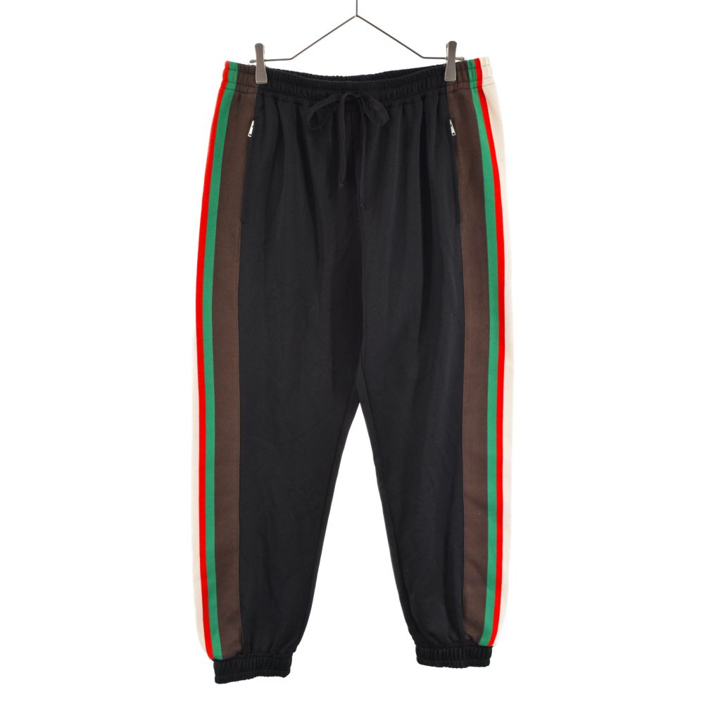 GUCCI (グッチ) 20SS SIDE PANEL TRACK PANT サイドライン ナイロントラックパンツ ブラック 615179XJCFQ  - メルカリ