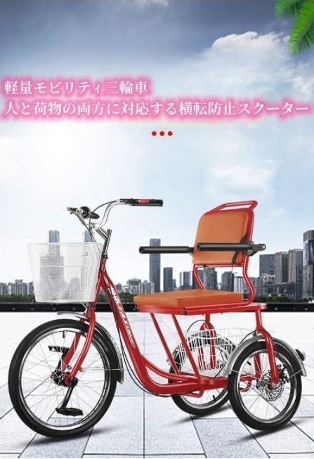 先進転倒防止自転車