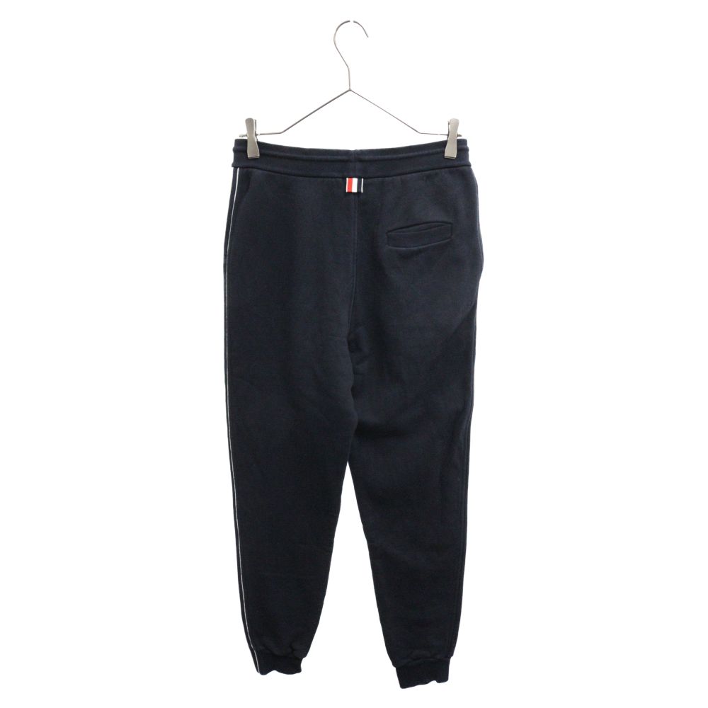 THOM BROWNE 幅広 トムブラウン スウェットパンツ ネイビー 紺色 2 