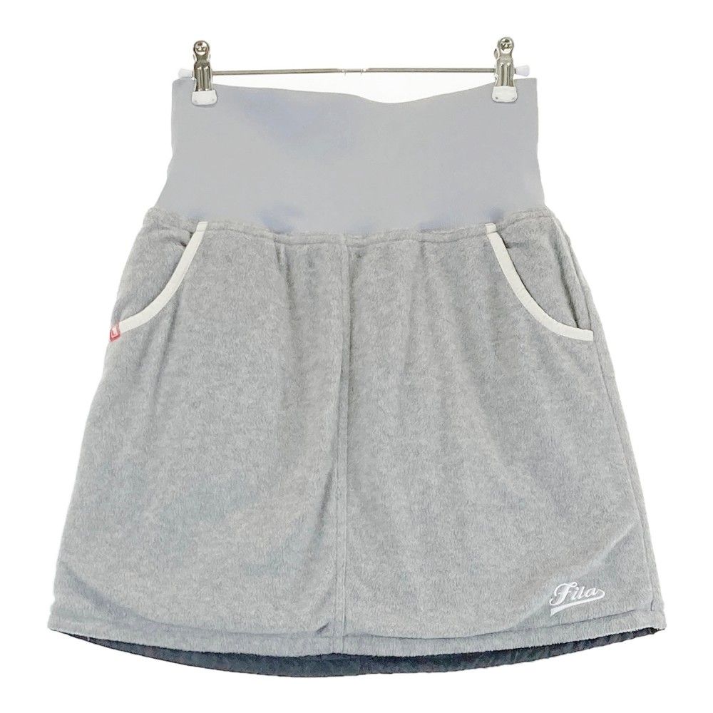 サイズ：M FILA GOLF フィラゴルフ  リバーシブル 中綿スカート  グレー系 [240101309263] ゴルフウェア レディース ストスト