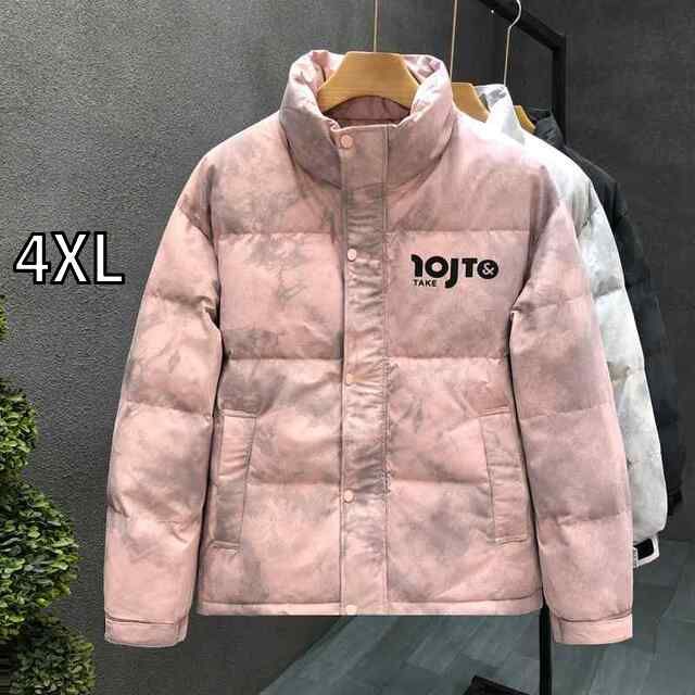 4XL 秋冬 コーデ メンズ 服 シンプル ファッション オシャレ 大人 かっこいい 大きいサイズ ストリート 紳士服 スタイリッシュ ダウン ジャケット アウター ブレッド ジャケット アウター 暖かい