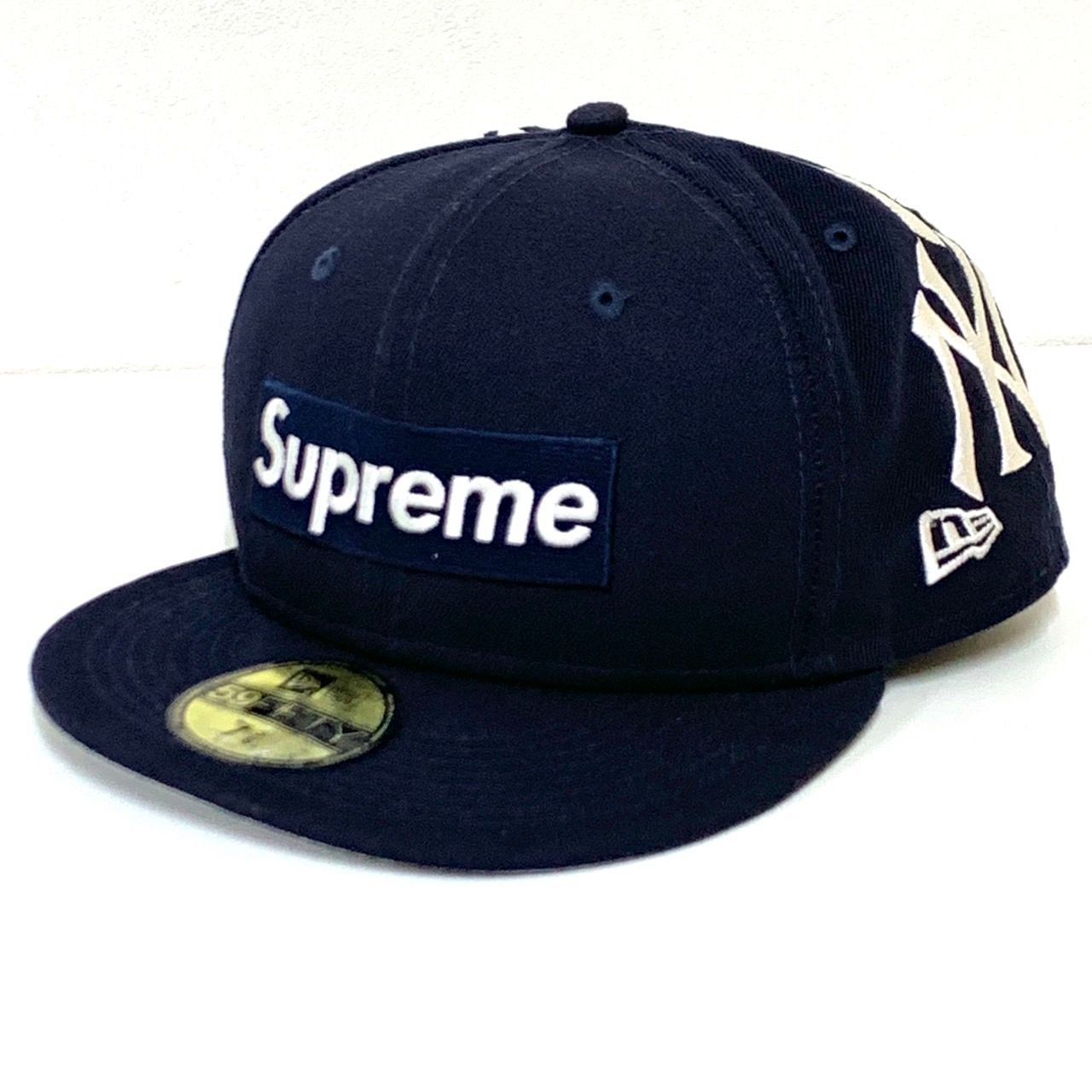 Supreme】シュプリーム/NEW ERA×YANKEESコラボキャップ/ネイビー 