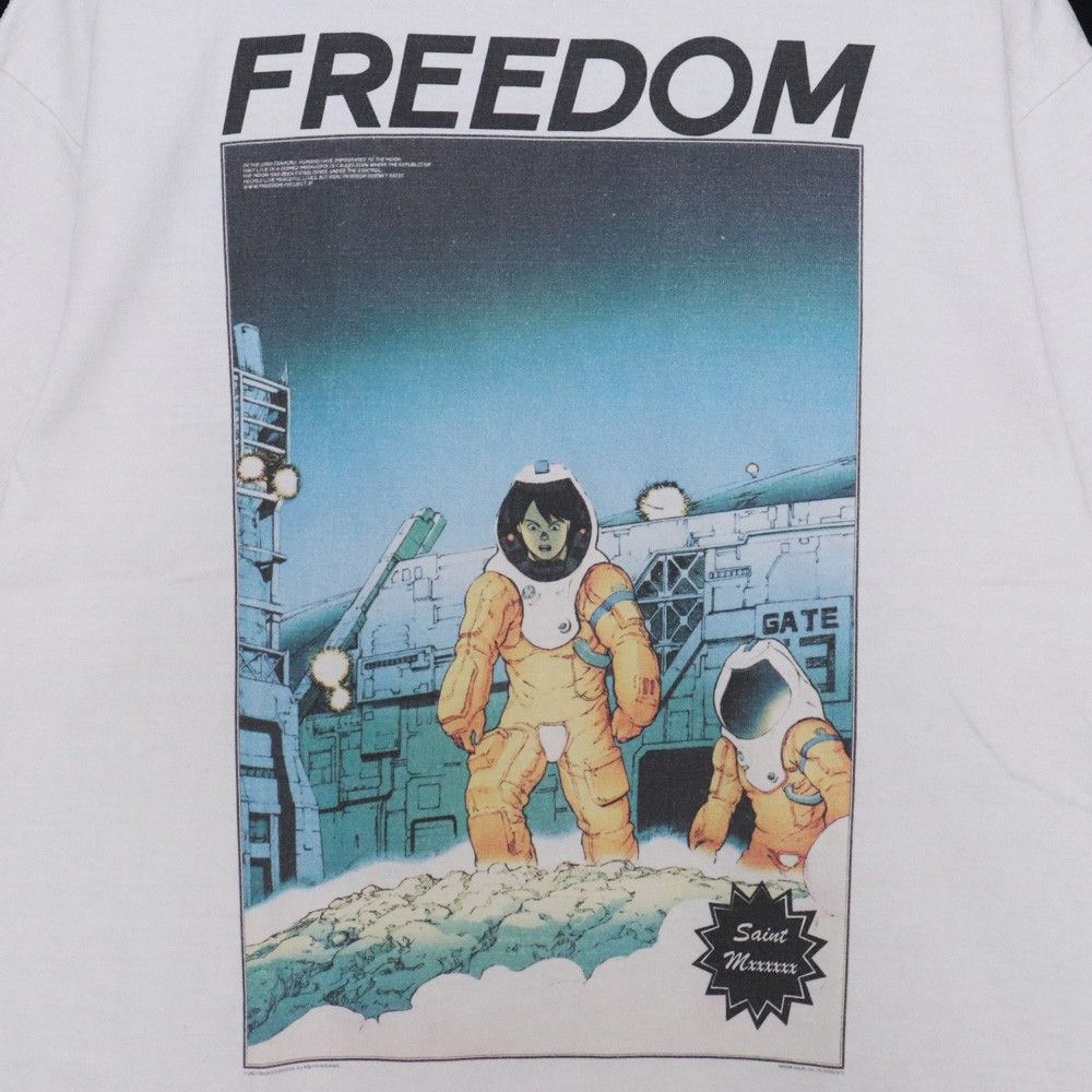 【極美品】SAINT MAICHAEL × FREEDOM Tシャツ ASTRO 未使用 SAINT MICHAEL × FREEDOM FD_SS TEE/ASTRO/WHITE Mサイズ