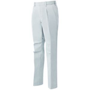 ワンタックワークパンツ 制電ソフトツイル ネイビー ウエスト82cm