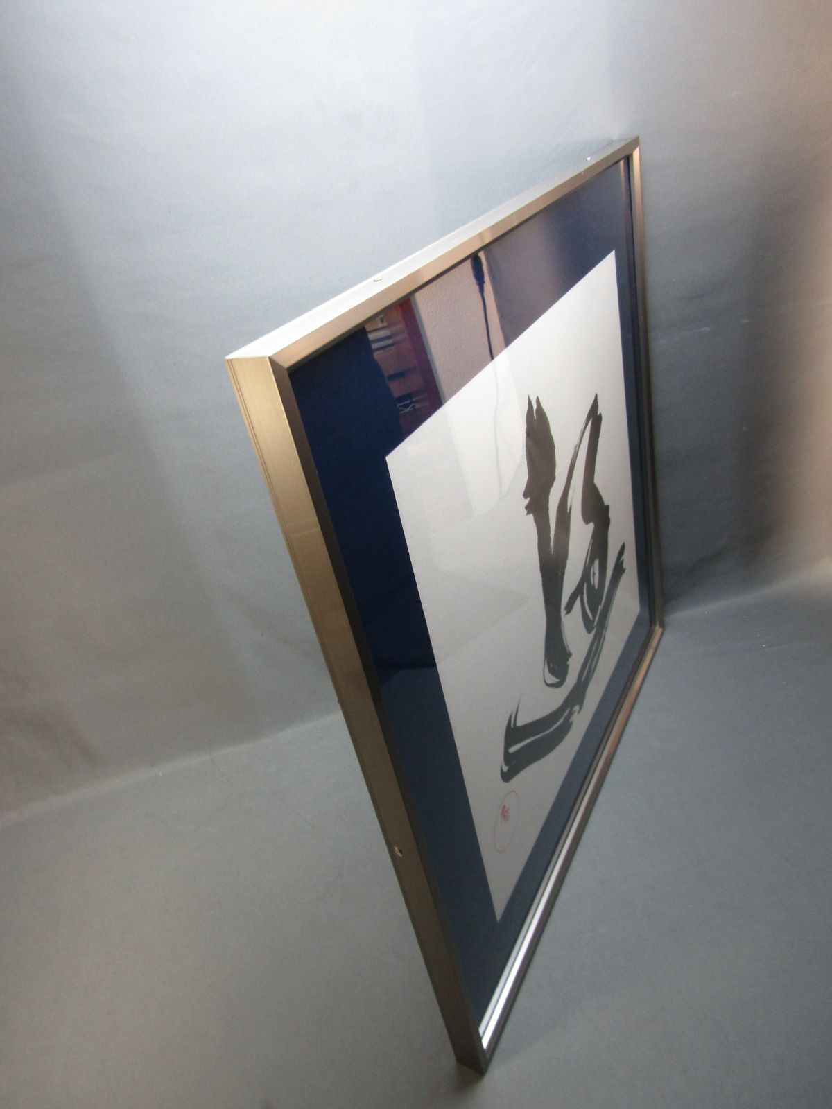 中橋葉月　百人一首　中納言朝忠　額 中橋葉月 百人一首 中納言朝忠 額