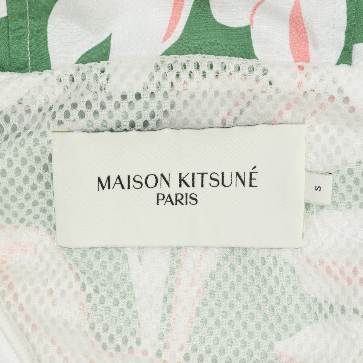 S【MAISON KITSUNE / メゾン キツネ】23SS KM02234WQ4012 FLOWER