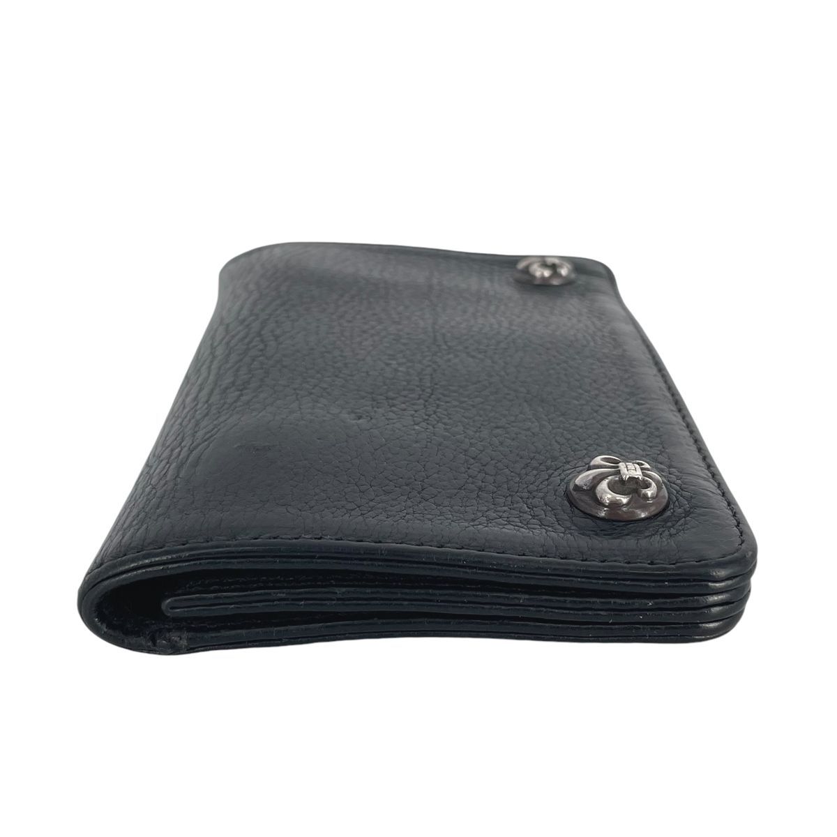 中古】 CHROME HEARTS クロムハーツ 1ジップウォレット BSフレアボール 