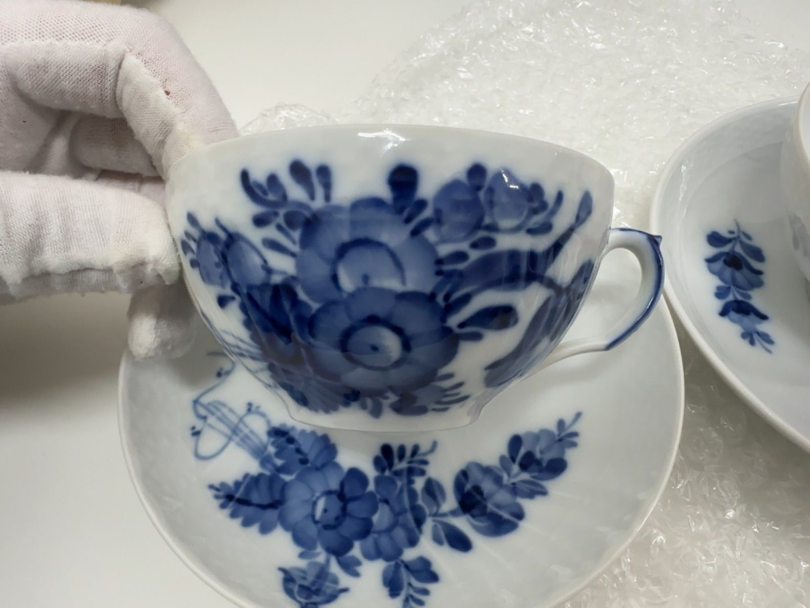 ロイヤルコペンハーゲン ブルーフラワー カップ＆ソーサー C&S 6客 食器 セット ROYAL COPENHAGEN ロイヤルコペンハーゲンぶるーフラワーハイハンドルカップソーサー