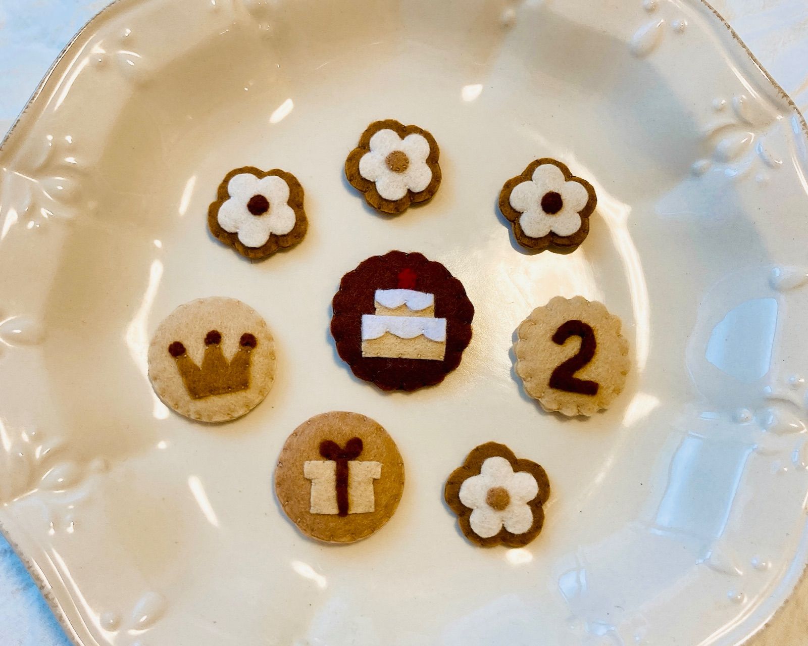 メルカリshops フェルトクッキー お誕生日ver 8枚セット メルカリshops フェルトクッキー お誕生日ver 8枚セット