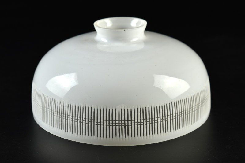 蔵A5507d レトロ 電笠 ランプシェード 硝子 古民家外し品