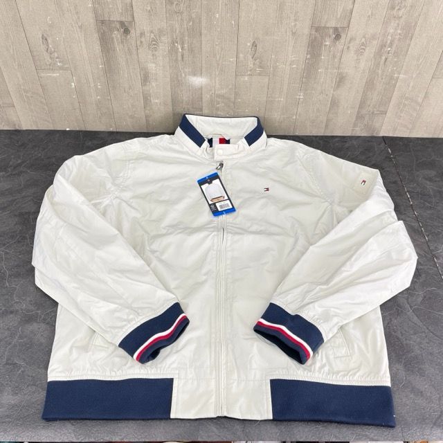 新品タグ付き TOMMY HILFIGER 長袖 ナイロンジャケット メンズ Lサイズ