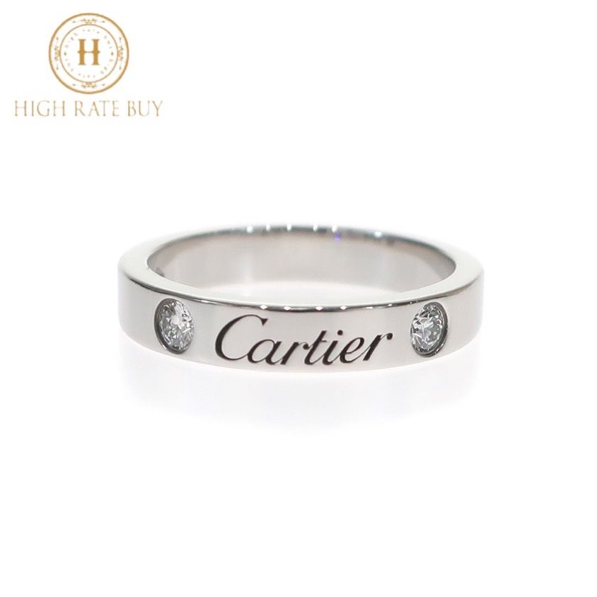 未使用品】Cartier カルティエ エングレーブドリング Pt950 プラチナ 5