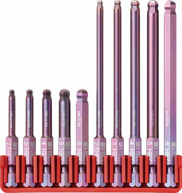 PBスイスツールズ1 4 Hex段付きビットセット 10本組 E6.714CN PB SWISS TOOLS