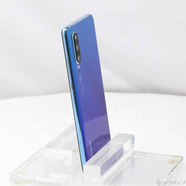 中古品〕 HUAWEI P30 128GB オーロラ ELE-L29 SIMフリー【269