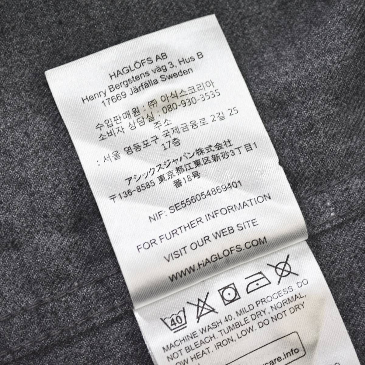 ホグロフス Haglofs ビョーン ロングスリーブ シャツ BJORN LS SHIRT フランネル シングルポケット ラウンドヘム S グレー アウトドア カジュアル ウェア タウンユース レジャー メンズ マット シャツ ポロシャツ 