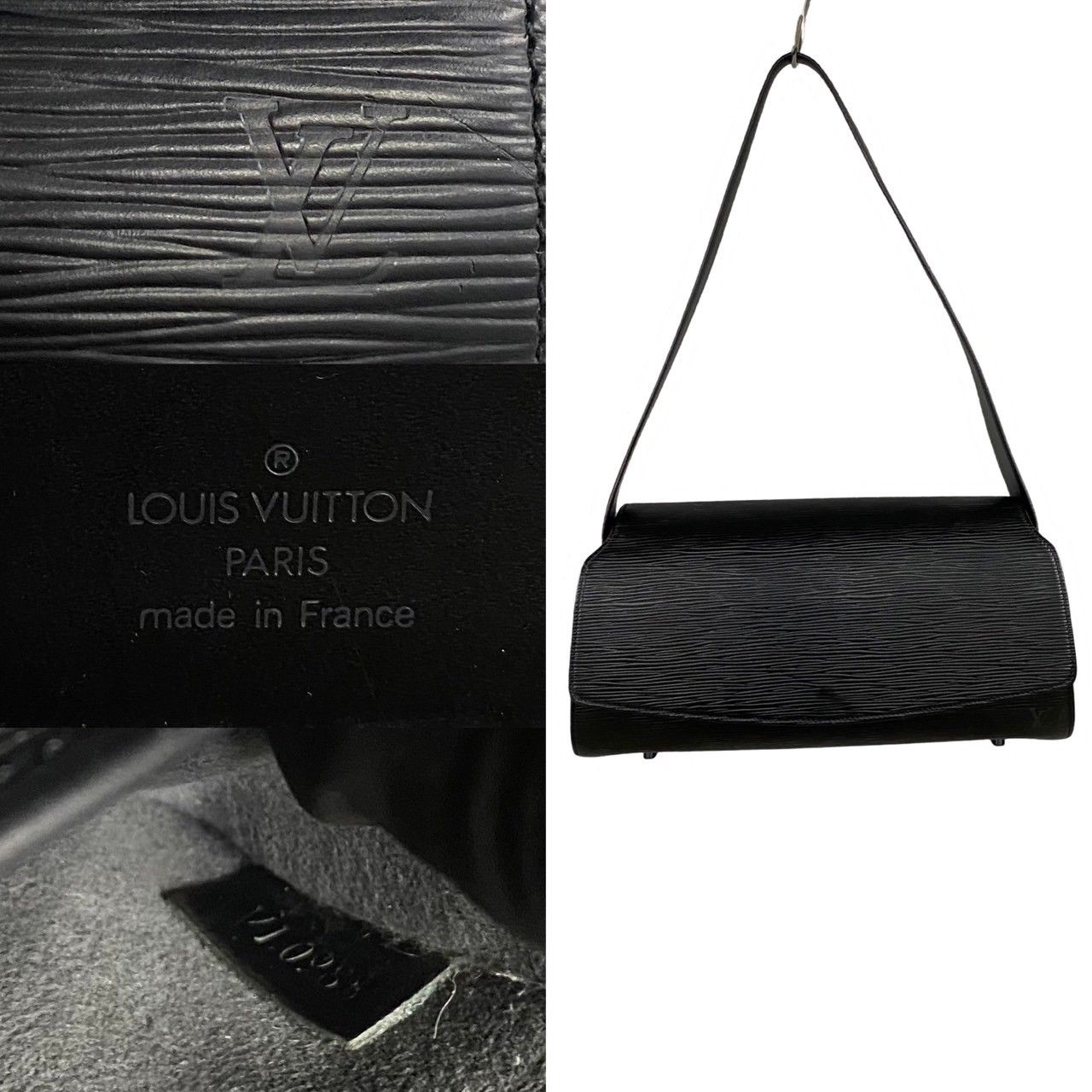 極 美品 LOUIS VUITTON ルイヴィトン ノクターン GM エピ レザー 本革 ハンドバッグ セミ ワン ショルダーバッグ ブラック  ノワール 33975 - メルカリ