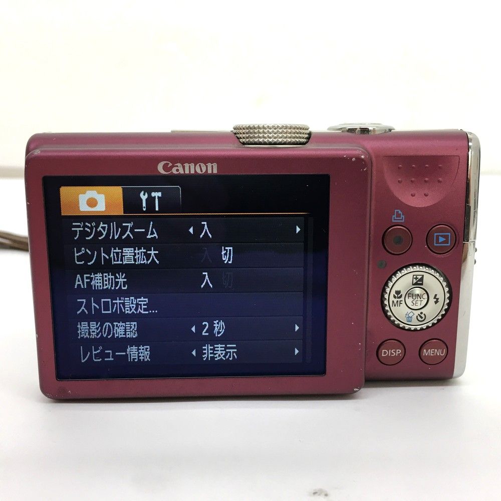 ○CANON PowerShot SX200 IS レッド コンパクトデジタルカメラ ※再調整