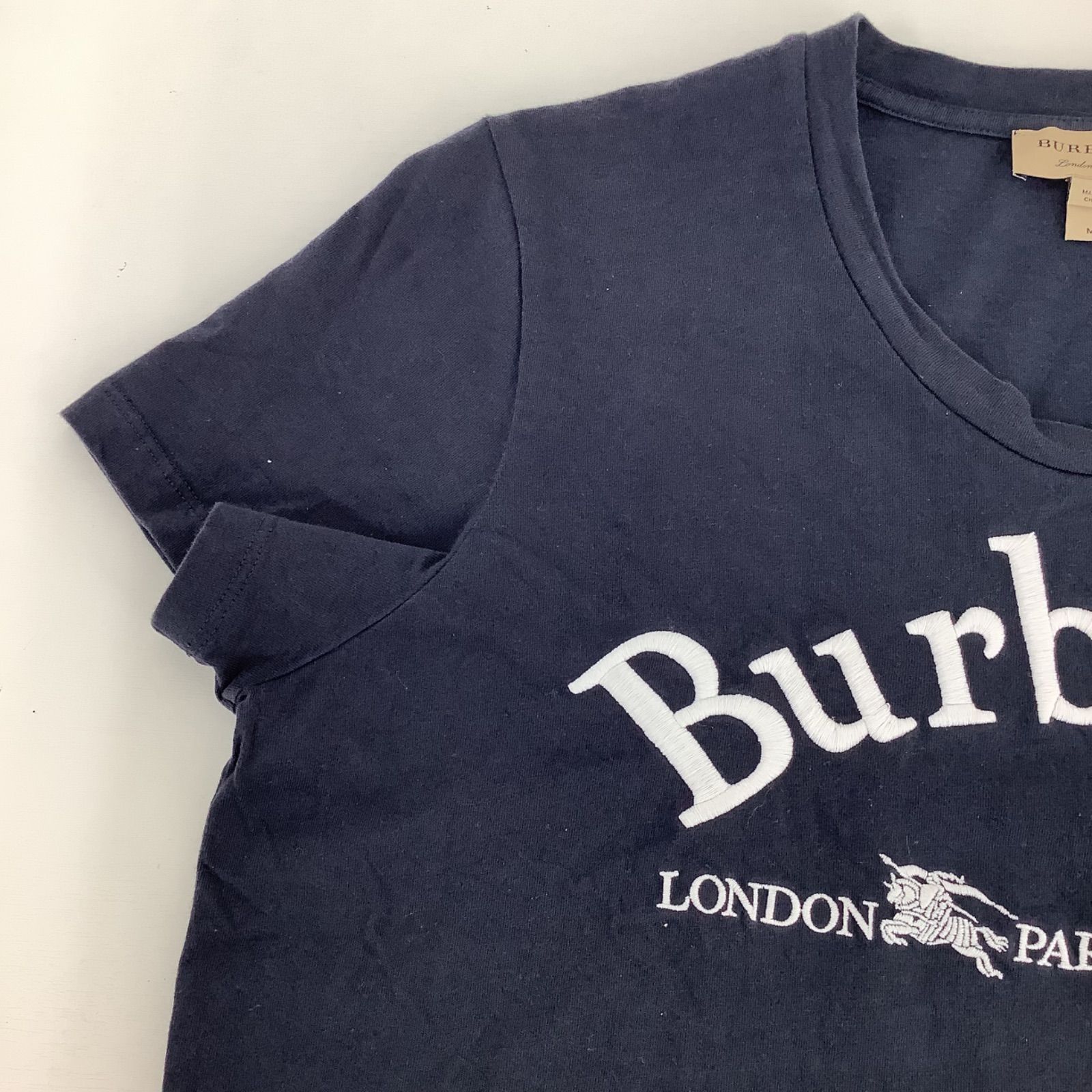 バーバリー　ロンドン　半袖　Tシャツ バーバリーロンドン ポロシャツ 半袖 サイズ5 ブラック - メルカリ