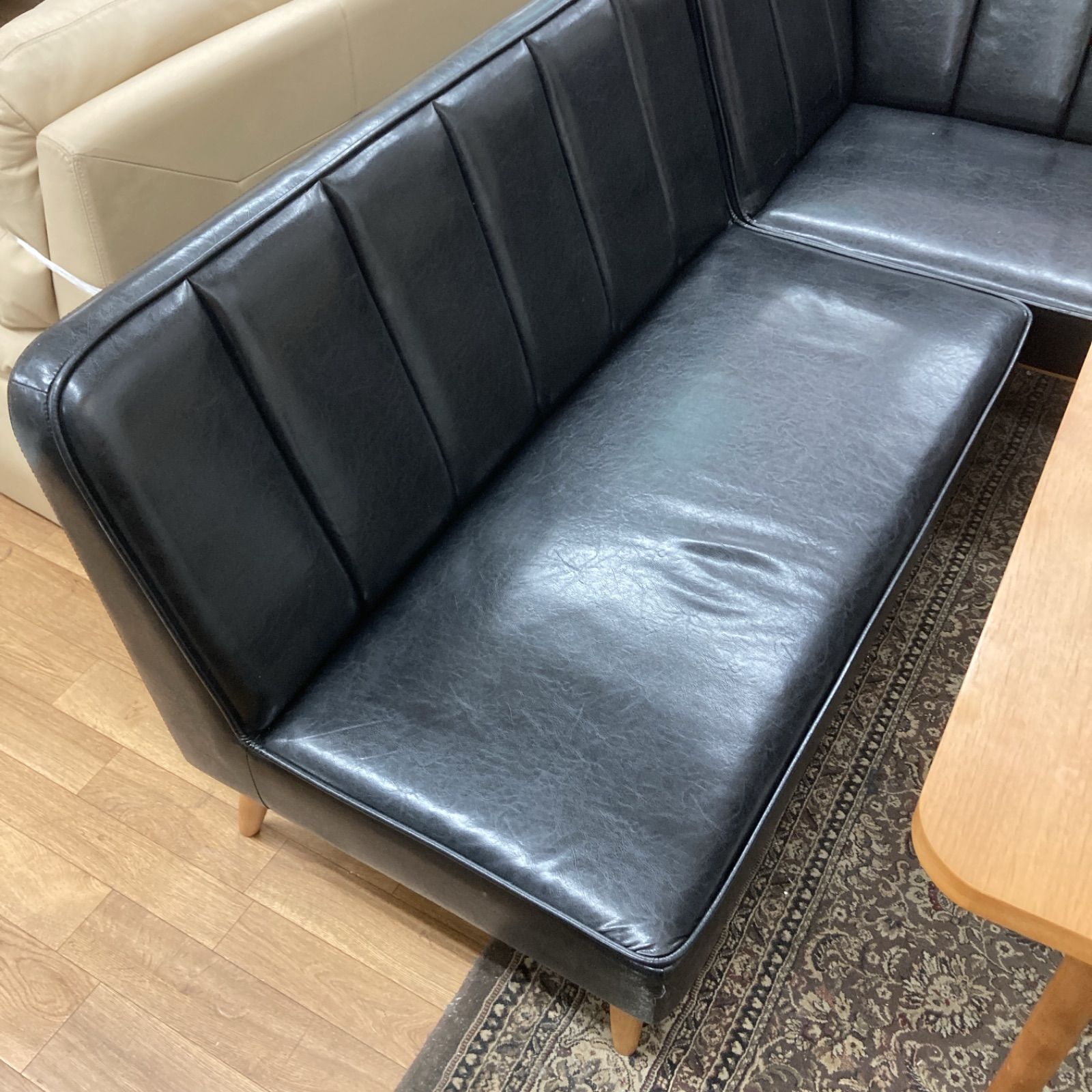 【専用】unico WYTHE ワイスシリーズ　ダイニングソファ・テーブルセット i-img600x453-