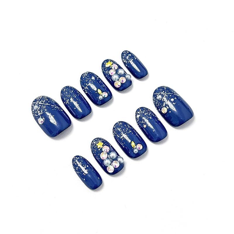 SoraraBeauty ネイルチップ 100%ハンドメイド 貼るだけネイル ジェルネイル ネイルシール セルフネイル ネイルステッカー おうちネイル ネイルデザイン セルフネイル (CX11, XS) 0