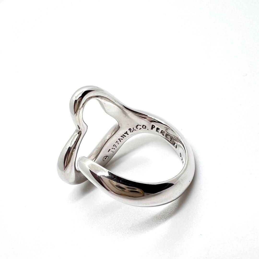 美品☆ Tiffany & Co. ティファニー オープンハート リング 10号