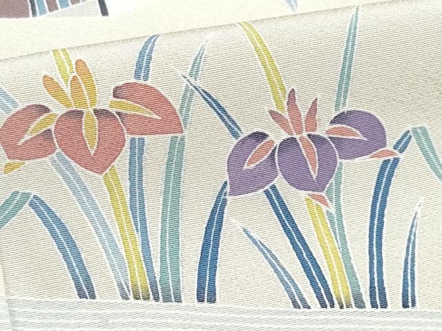 平和屋着物○名門・上野家 上野街子 清染居 訪問着 扇面