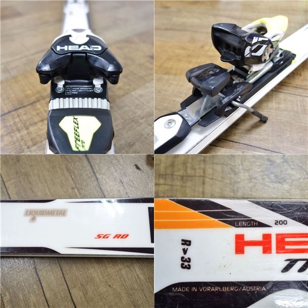 ヘッド HEAD SG RD 200cm センター67ｍｍ ビンディング HEAD16 レース レーシング スキー アウトドア ヘッド HEAD SG RD 200cm センター67mm ビンディング HEAD16
