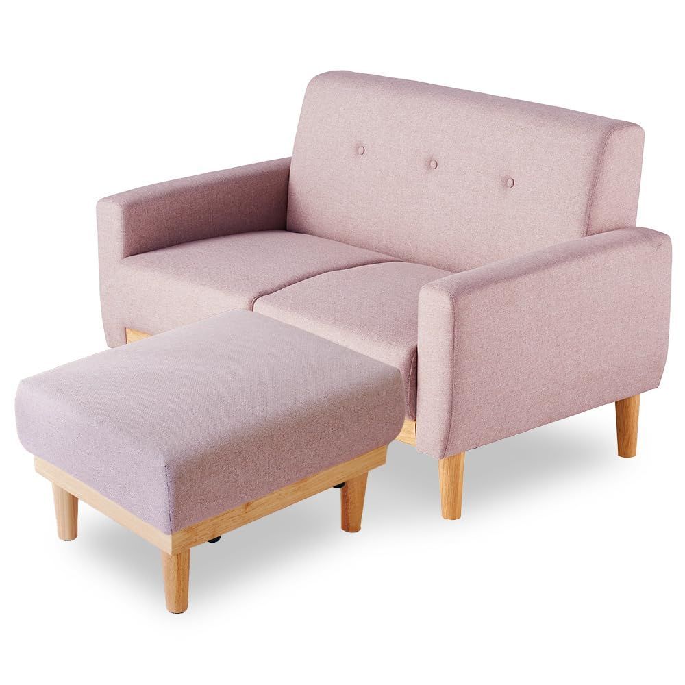 【人気商品】クッション付き 2WAY コンパクト ソファ 簡単組み立て ローソファー 一人暮らし 2人掛け おしゃれ ローソファー 北欧風デザインソファー オットマン カウチソファ リビングソフ