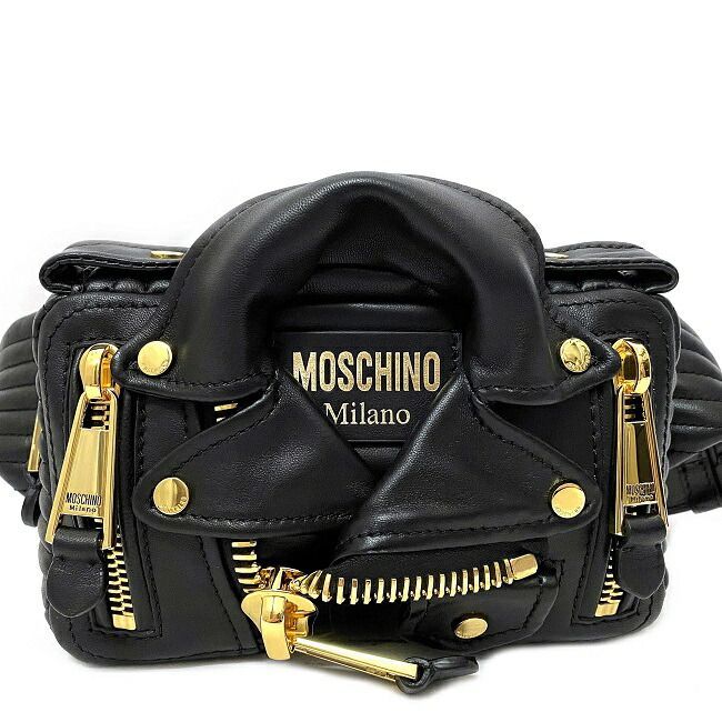 鑑定済 正規品 未使用に近い MOSCHINO モスキーノ ショルダーバッグ