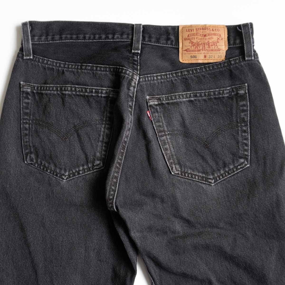 ゴールデンサイズ】 LEVI'S 【90s 501 ブラックデニムパンツ