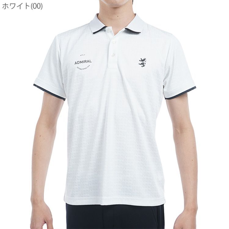 アドミラル ゴルフ 長袖ポロシャツ【パールホワイト/LL】新品
