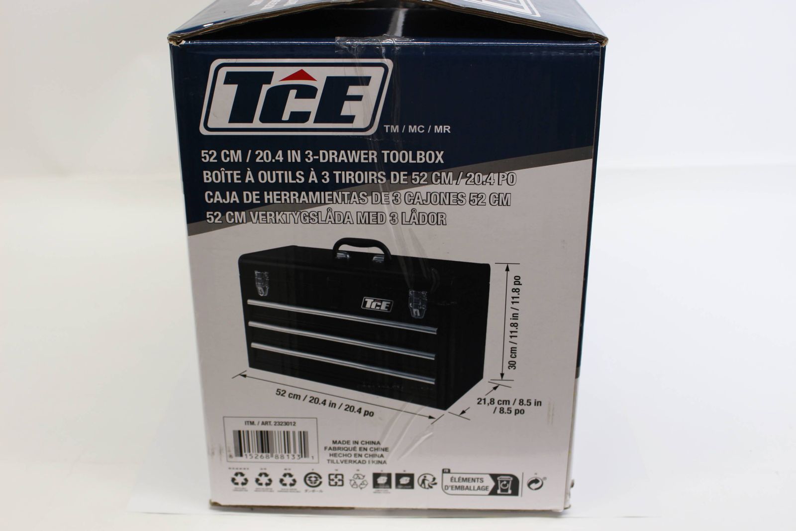 TORIN TCE 20インチ 3段引き出し付き ツールボックス 工具箱 ITM./ART 