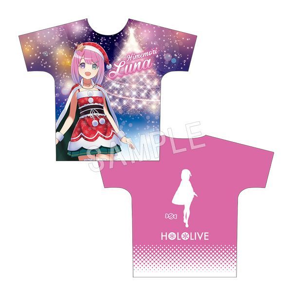 ホロライブ フルグラフィックTシャツ 姫森ルーナ XL