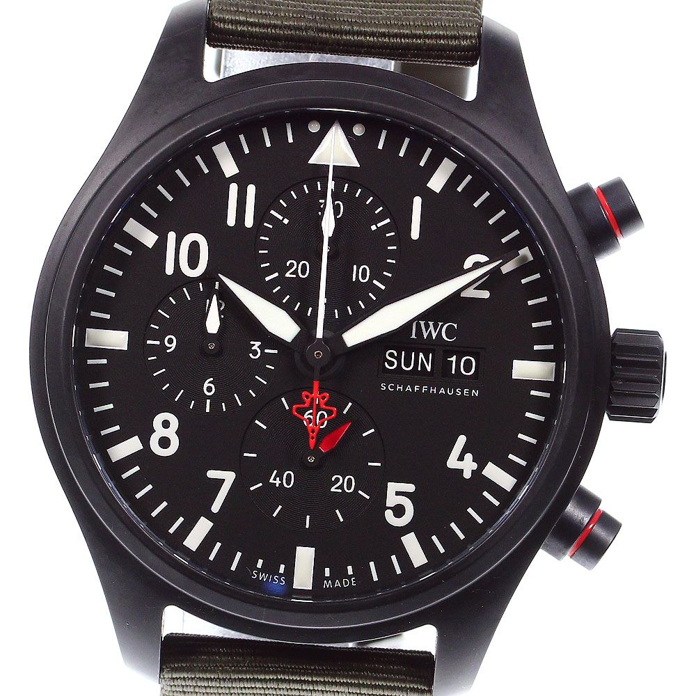 IWC IWC SCHAFFHAUSEN IW389104 パイロットウォッチ トップガン “SFTI” クロノグラフ 自動巻き メンズ箱・保証書付き_792567