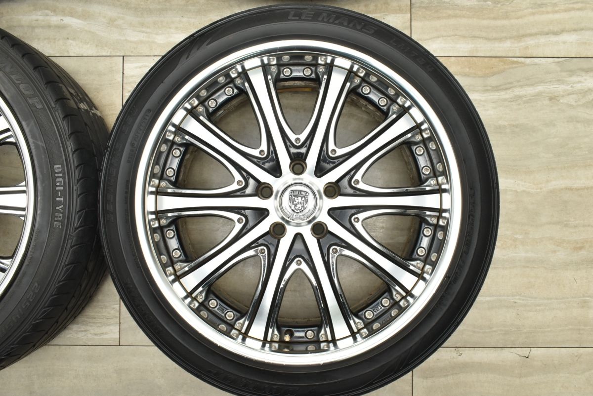 19インチ ホイールセット クラブリネア CLUB LINER クラブ リネア 19インチアルミホイール 19X8.0JJ+48