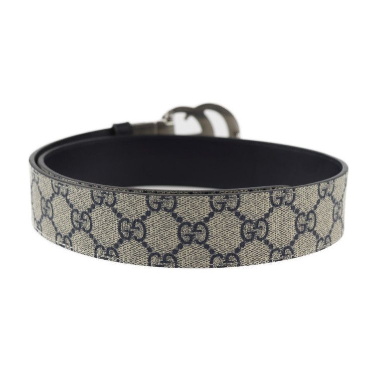 GUCCI グッチ ベルト 627055 GGスプリームキャンバス レザー