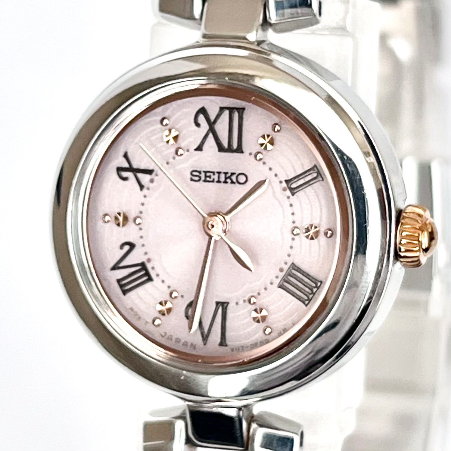 セイコー SEIKO レディース腕時計 稼働 電波ソーラー 磨き済み s1839