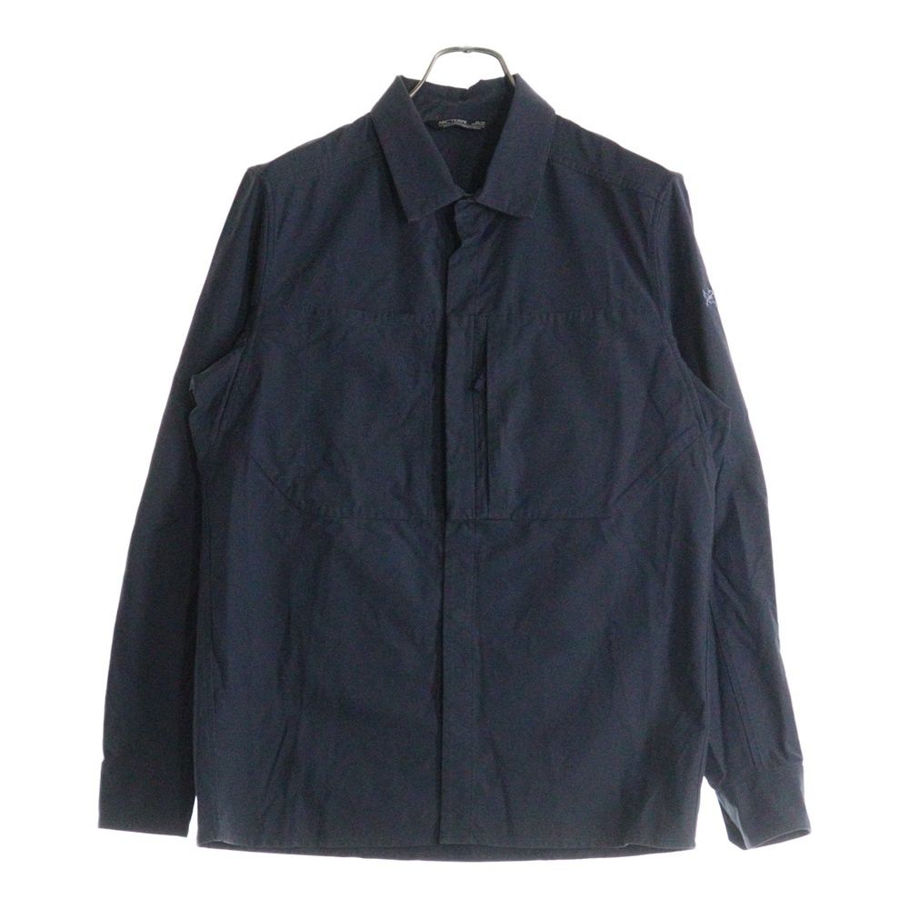 ARC TERYX アークテリクス LEVON OVERSHIRT レヴォン フロントボタン 長袖シャツジャケット ネイビー 29687-136429