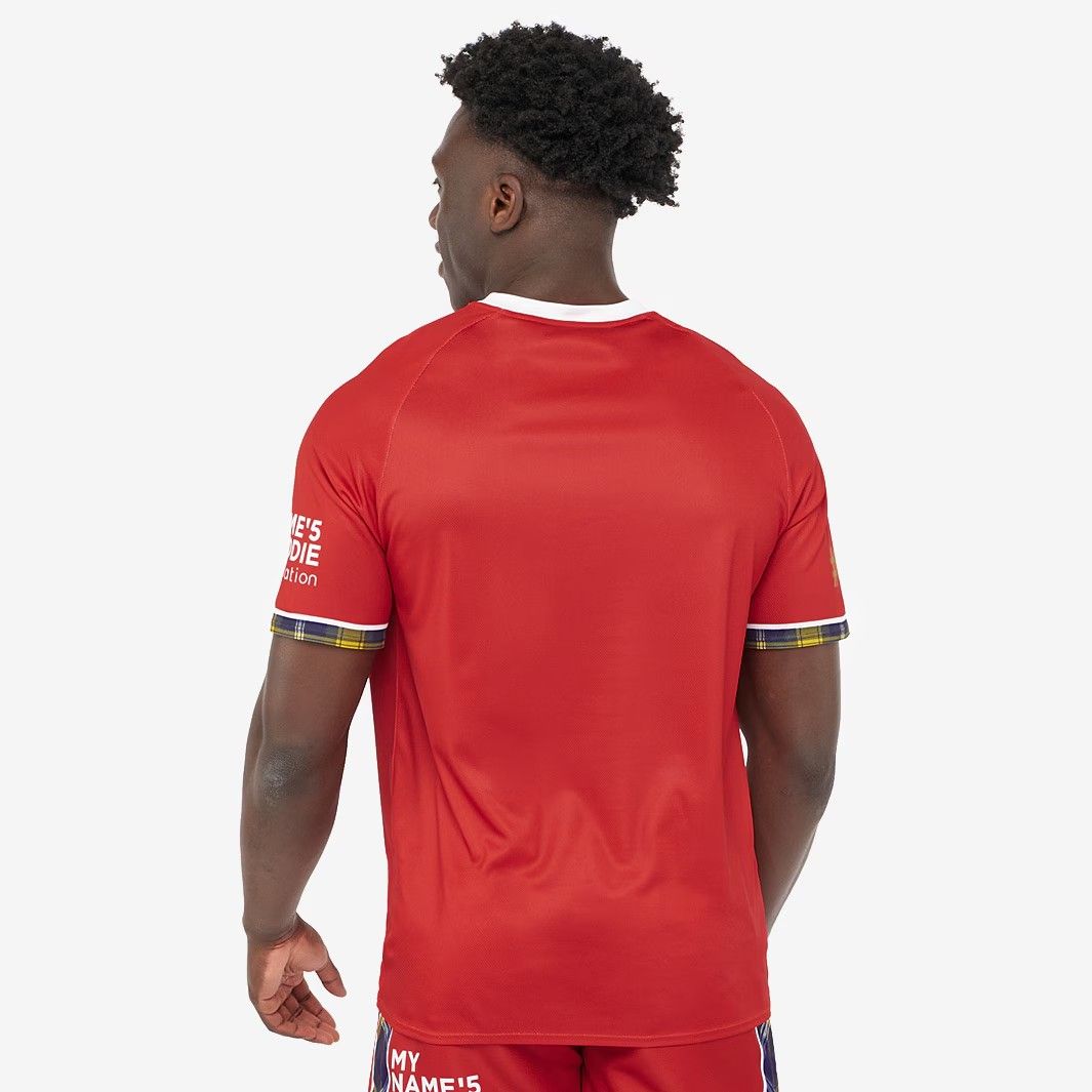 カンタベリー ラグビー ブリティッシュ＆アイリッシュ ライオンズ 2025 MNDF Tシャツ 赤 レッド モデル 日本未発売 ラインテープ ラグビー大会