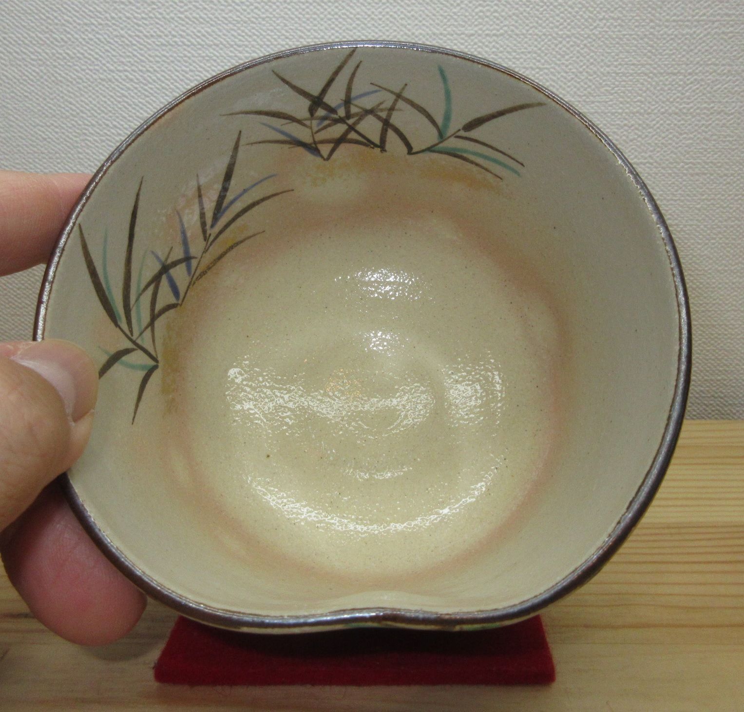 送料込【逢絢亭・新品】茶道具 平茶碗 京焼 御本 朝顔の図 伊坂清香 紙箱入り 逢絢亭・新品】茶道具 茶碗 京焼 乾山 柴舟の図 伊坂清香 共
