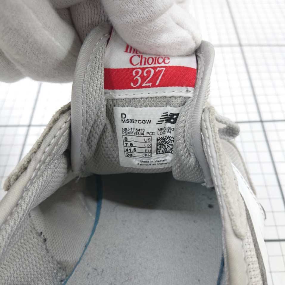 ◇ Θ New Balance 327 スニーカー グレー系×ホワイト系 26cm