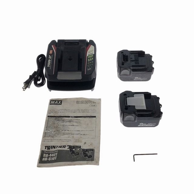 ☆中古品☆MAX マックス 14.4V 鉄筋結束機 ツインタイア RB-440T 
