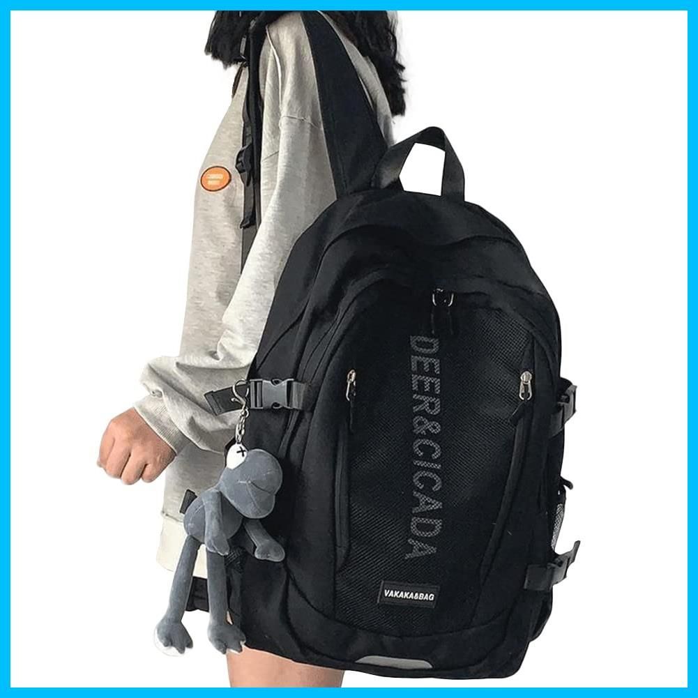 ｗ.リュック リュックサック 人気 高校生 通学 リュックサック 大容量 おしゃれ スクエア 9color選択可能 リュック ボックス型 リュックサック バックパック メンズ レディース